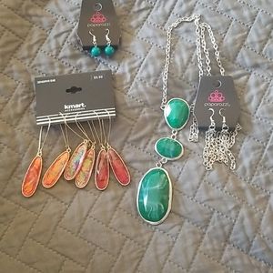 Last Chance jewelry lot- green necklace set SOLD